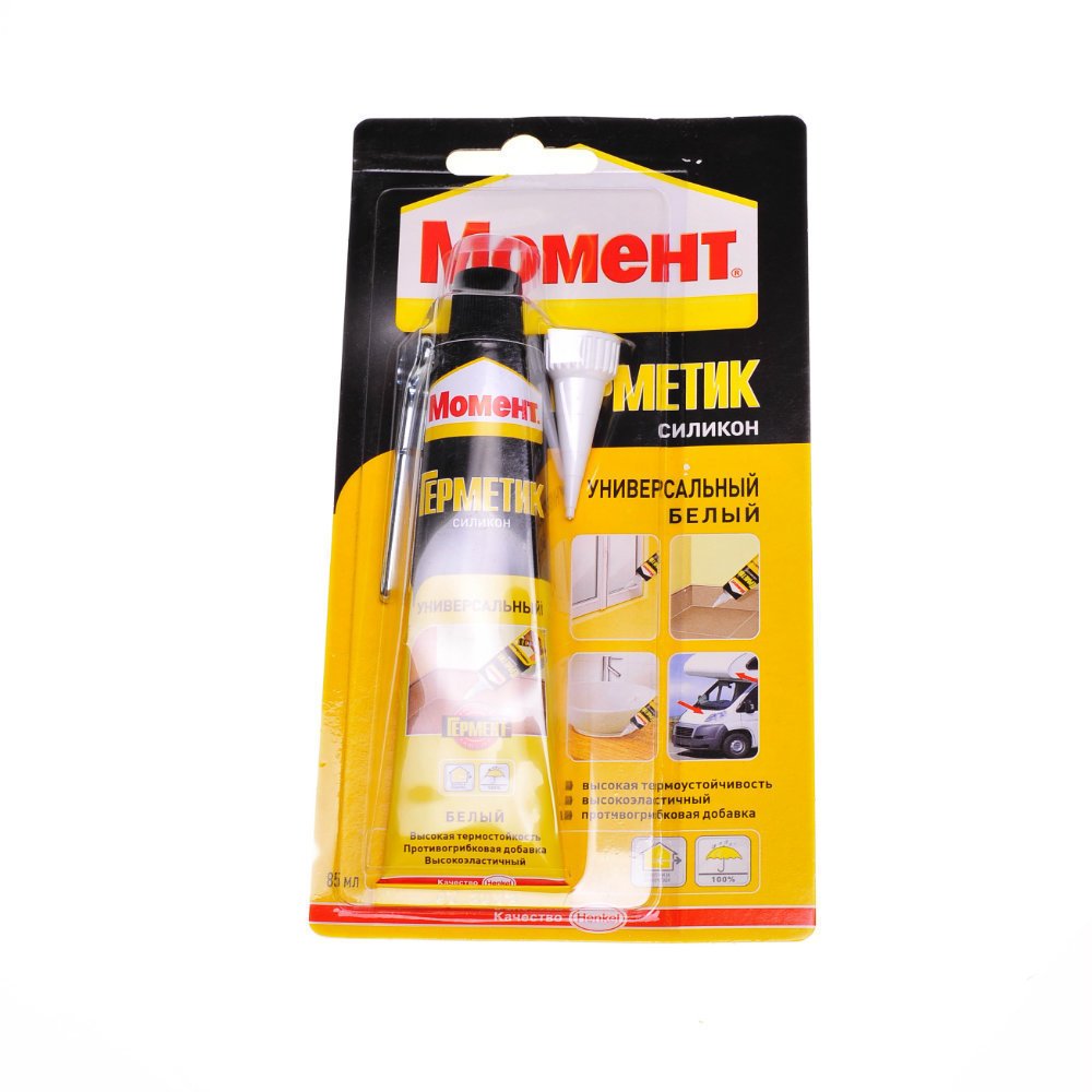 Герметик Момент силикон. универсал. белый 85мл УЦЕНКА - Интернет ...