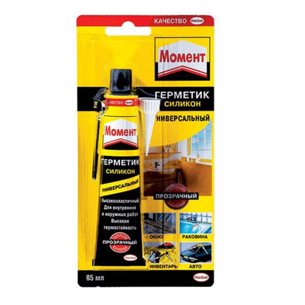 Герметик Момент силикон. универсал. прозр. 85мл УЦЕНКА - Интернет ...