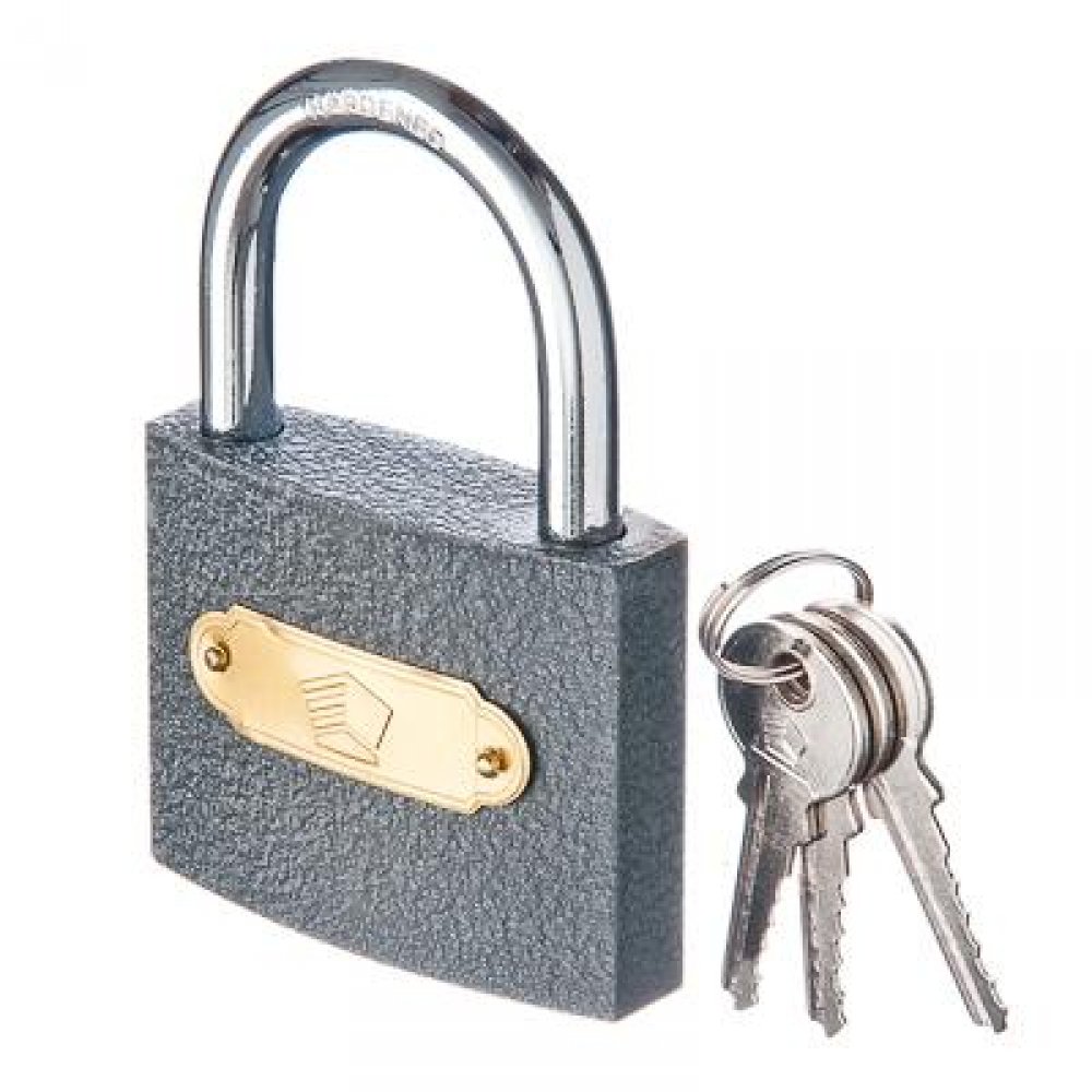 Замок ЕРМАК навесной 75мм арт.367 - Интернет-магазин Рудых